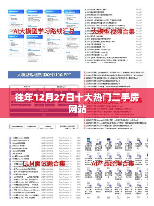 往年12月27日熱門二手房網(wǎng)站盤點