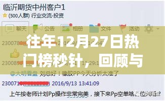 往年12月27日熱門(mén)榜回顧與前瞻，秒針聚焦時(shí)刻