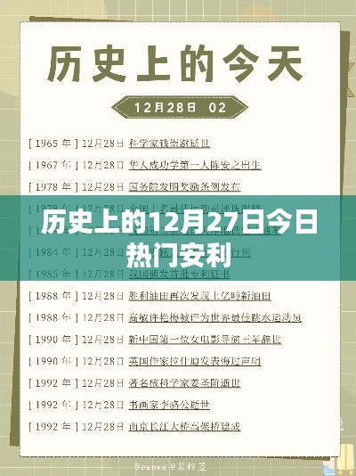 歷史上的今天，最新熱門資訊一網(wǎng)打盡