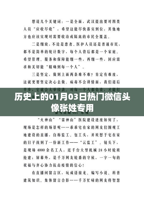 張姓微信頭像精選，歷史上的熱門頭像回顧