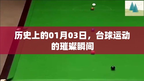 臺(tái)球運(yùn)動(dòng)歷史中的璀璨瞬間，回望一月三日的光輝歲月