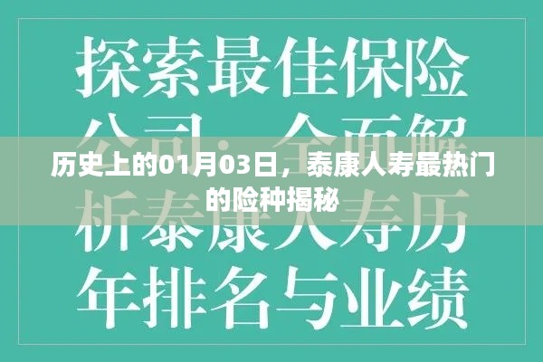 泰康人壽熱門險(xiǎn)種揭秘，歷史上的今天（一月三日）