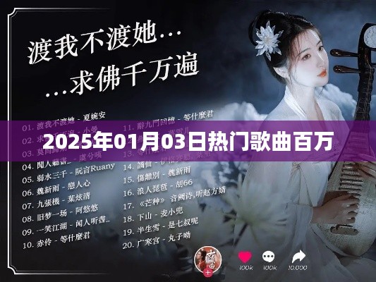 2025年熱門歌曲榜單揭曉，百萬金曲席卷而來