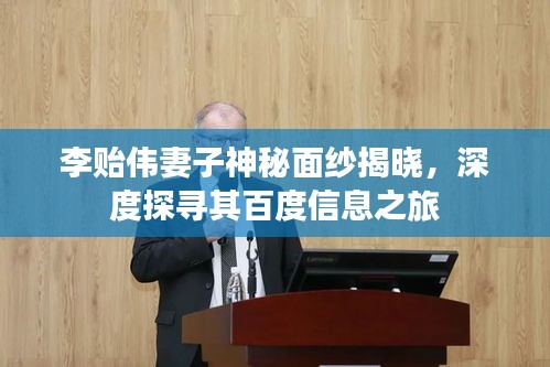 李貽偉妻子神秘面紗揭曉，深度探尋其百度信息之旅
