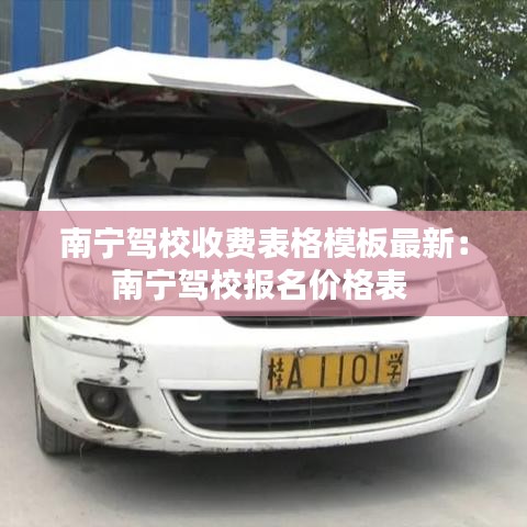 南寧駕校收費表格模板最新：南寧駕校報名價格表 