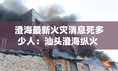 澄海最新火災消息死多少人：汕頭澄?？v火 