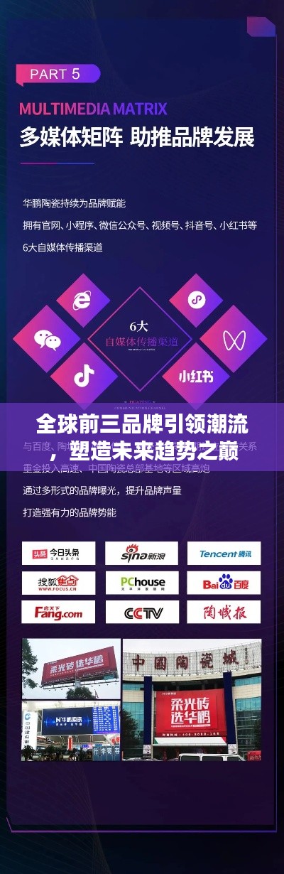 全球前三品牌引領潮流，塑造未來趨勢之巔