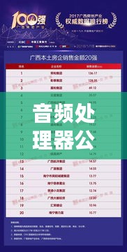 音頻處理器公司排行榜揭曉，權(quán)威榜單，不容錯過！