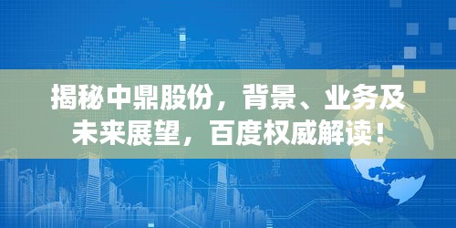 揭秘中鼎股份，背景、業(yè)務(wù)及未來(lái)展望，百度權(quán)威解讀！
