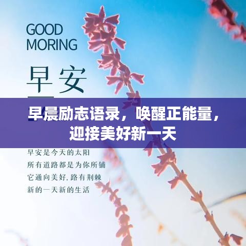 早晨勵(lì)志語(yǔ)錄，喚醒正能量，迎接美好新一天