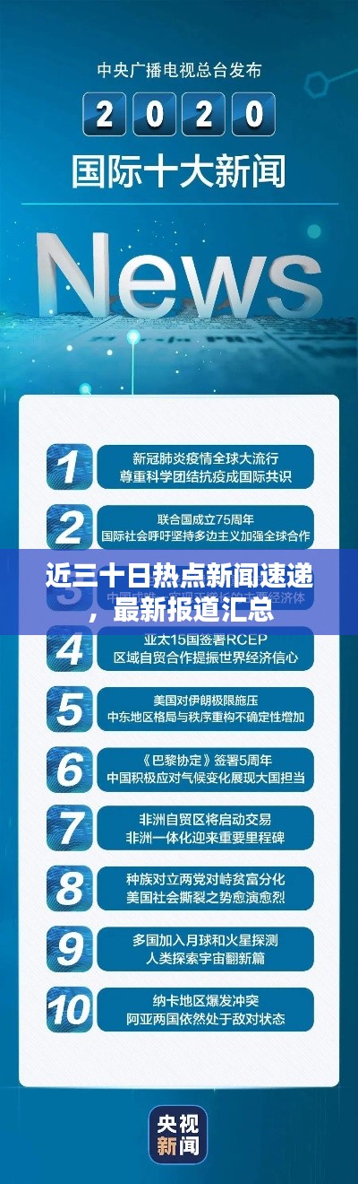 近三十日熱點新聞速遞，最新報道匯總