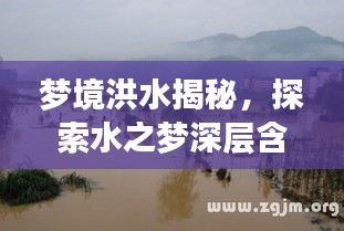 夢境洪水揭秘，探索水之夢深層含義與象征意義