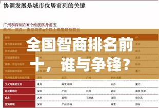 全國(guó)智商排名前十，誰(shuí)與爭(zhēng)鋒？揭秘天才背后的秘密！