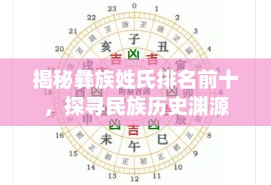 揭秘彝族姓氏排名前十，探尋民族歷史淵源