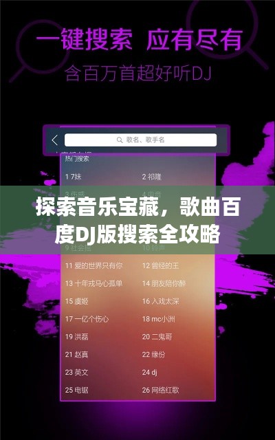 探索音樂(lè)寶藏，歌曲百度DJ版搜索全攻略