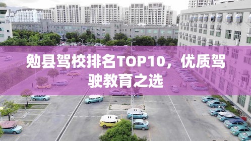 勉縣駕校排名TOP10，優(yōu)質(zhì)駕駛教育之選