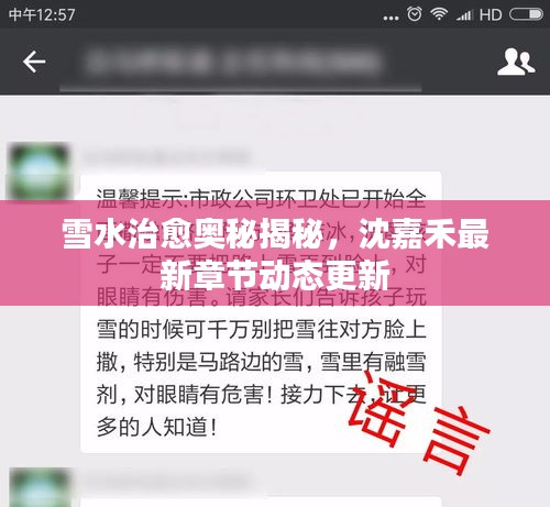 雪水治愈奧秘揭秘，沈嘉禾最新章節(jié)動(dòng)態(tài)更新