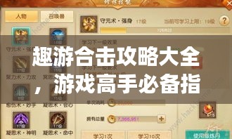 趣游合擊攻略大全，游戲高手必備指南！