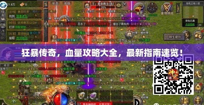 狂暴傳奇，血量攻略大全，最新指南速覽！