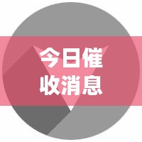 今日催收消息重磅更新，最新動態(tài)一覽