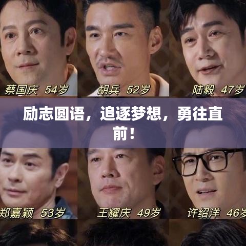 勵志圓語，追逐夢想，勇往直前！