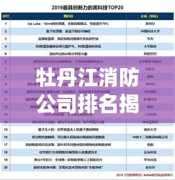 牡丹江消防公司排名揭曉，TOP 10榜單吸引眼球！