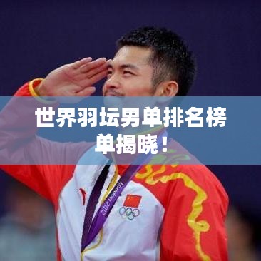 世界羽壇男單排名榜單揭曉！