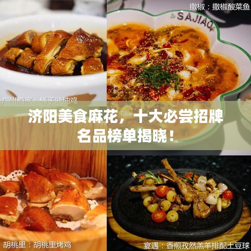 濟陽美食麻花，十大必嘗招牌名品榜單揭曉！