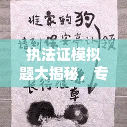 執(zhí)法證模擬題大揭秘，專(zhuān)業(yè)試題一網(wǎng)打盡，輕松備考！