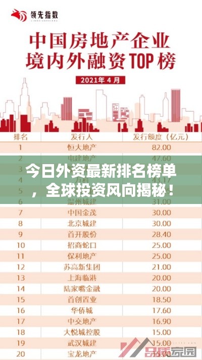 今日外資最新排名榜單，全球投資風(fēng)向揭秘！