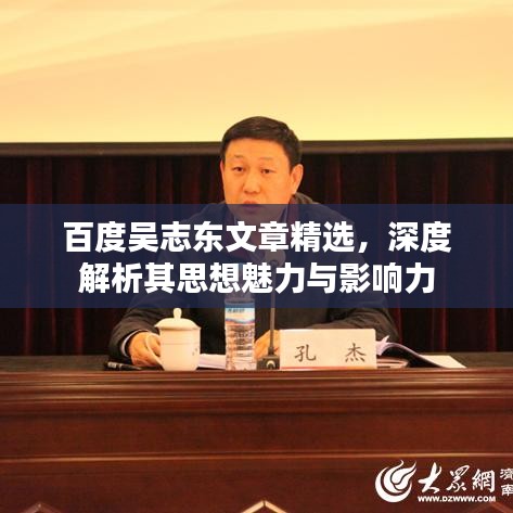 百度吳志東文章精選，深度解析其思想魅力與影響力
