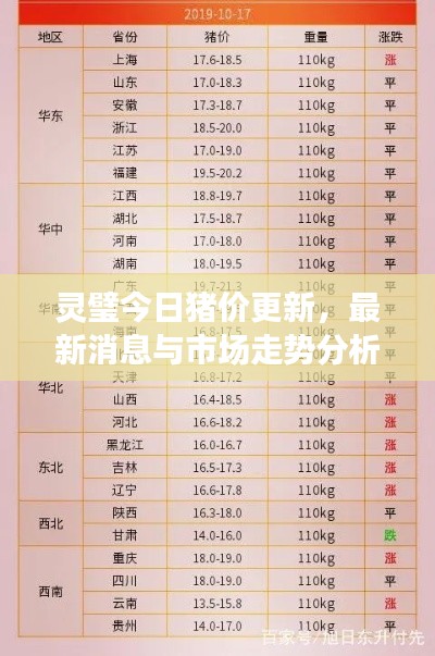 靈璧今日豬價(jià)更新，最新消息與市場走勢(shì)分析