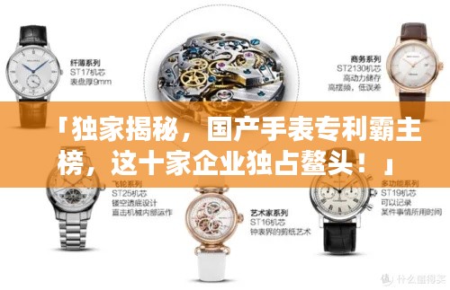 「獨(dú)家揭秘，國產(chǎn)手表專利霸主榜，這十家企業(yè)獨(dú)占鰲頭！」