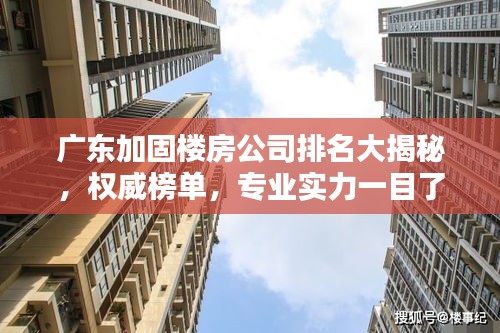廣東加固樓房公司排名大揭秘，權(quán)威榜單，專業(yè)實力一目了然！