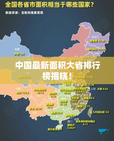 中國最新面積大省排行榜揭曉！