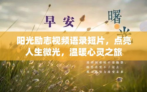 陽光勵(lì)志視頻語錄短片，點(diǎn)亮人生微光，溫暖心靈之旅