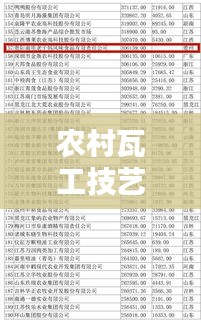 農(nóng)村瓦工技藝傳承與創(chuàng)新，揭秘杰出瓦工師傅前十名榜單
