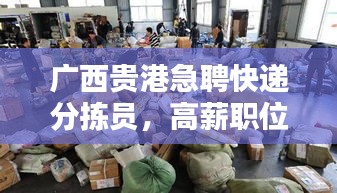 廣西貴港急聘快遞分揀員，高薪職位等你來挑戰(zhàn)！