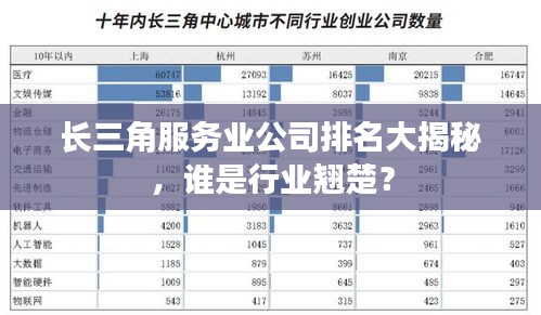 長(zhǎng)三角服務(wù)業(yè)公司排名大揭秘，誰(shuí)是行業(yè)翹楚？