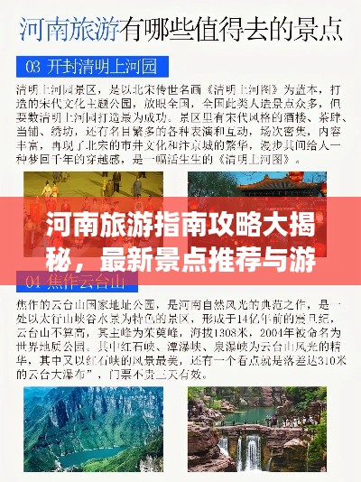 河南旅游指南攻略大揭秘，最新景點(diǎn)推薦與游玩秘籍