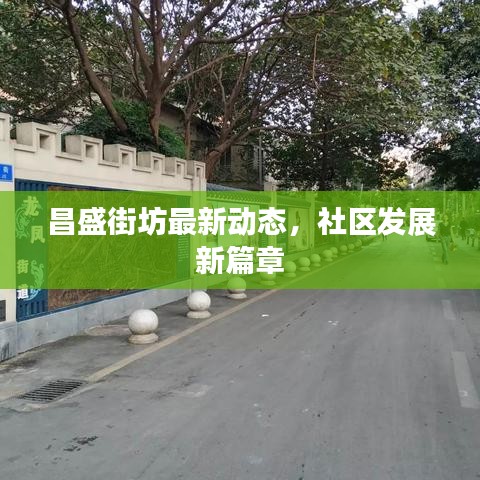 昌盛街坊最新動(dòng)態(tài)，社區(qū)發(fā)展新篇章