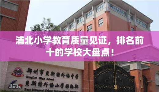 浦北小學(xué)教育質(zhì)量見證，排名前十的學(xué)校大盤點(diǎn)！