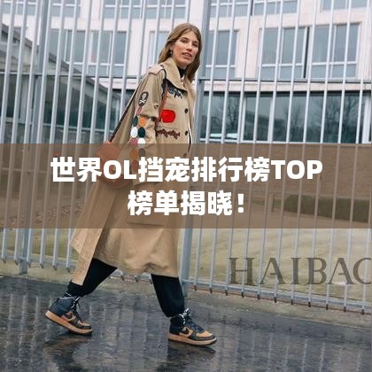 世界OL擋寵排行榜TOP榜單揭曉！