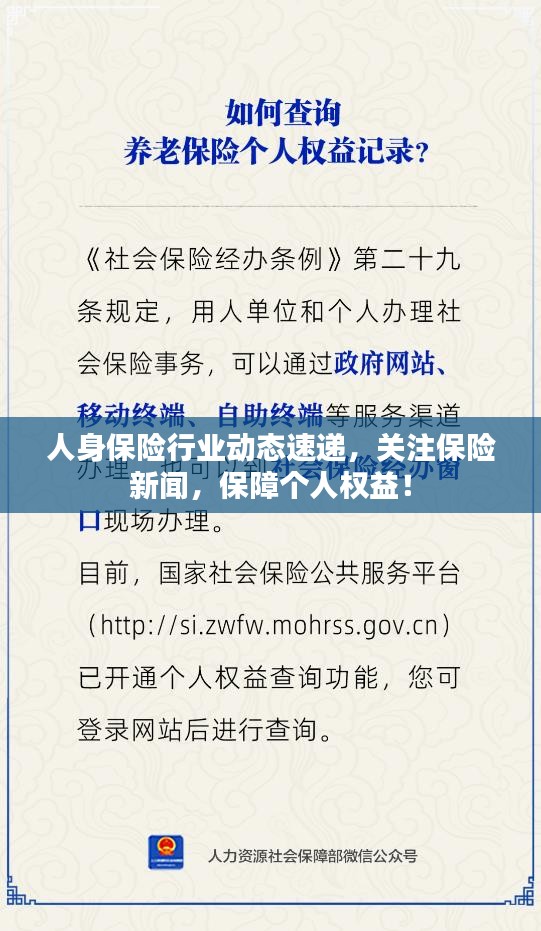 人身保險行業(yè)動態(tài)速遞，關(guān)注保險新聞，保障個人權(quán)益！