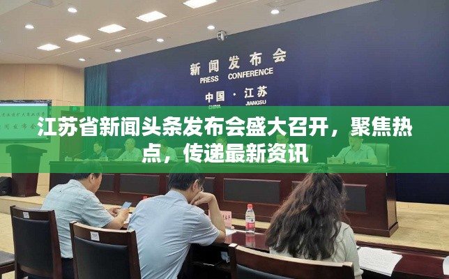 江蘇省新聞?lì)^條發(fā)布會(huì)盛大召開，聚焦熱點(diǎn)，傳遞最新資訊