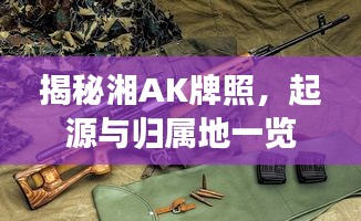 揭秘湘AK牌照，起源與歸屬地一覽