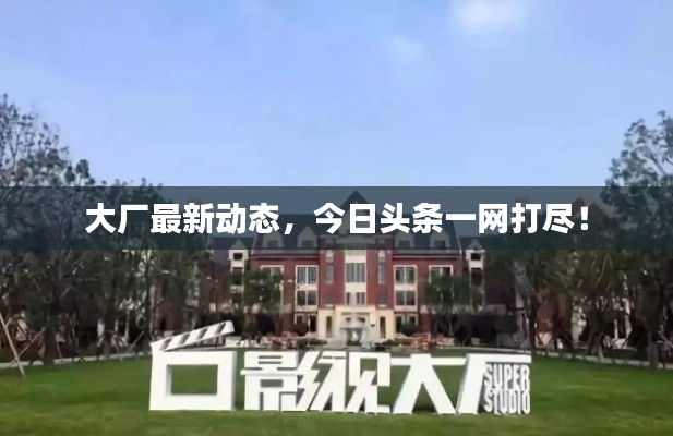 大廠最新動態(tài)，今日頭條一網打盡！