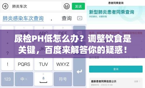尿檢PH低怎么辦？調(diào)整飲食是關(guān)鍵，百度來解答你的疑惑！