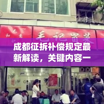 成都征拆補(bǔ)償規(guī)定最新解讀，關(guān)鍵內(nèi)容一網(wǎng)打盡！