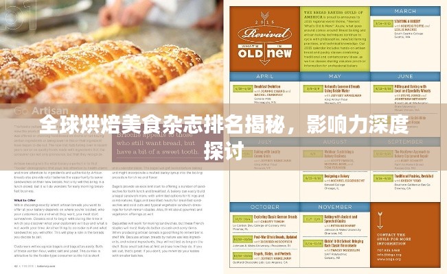 全球烘焙美食雜志排名揭秘，影響力深度探討